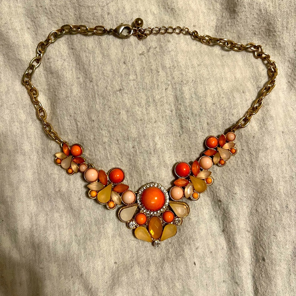 Coral pink necklace